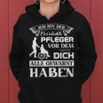 Pflegekraft Kasack Altenpfleger Ich Bin Der Verrückte Pflege Frauen Hoodie