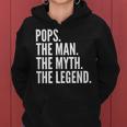 Pops The Man Der Mythos Die Legende Dad Frauen Hoodie