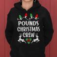 Pounds Name Gift Christmas Crew Pounds Women Hoodie