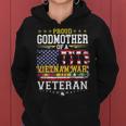 Proud Godmother Vietnam War Veteran Matching With Family Women Hoodie