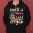 Proud Mother-In-Law Vietnam War Veteran Matching With Family Women Hoodie