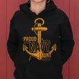 Proud Navy Aunt Veteran Women Hoodie