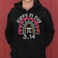 Rainbow Happy Pi Day Math Teacher Boys Girls Pi Day Women Hoodie