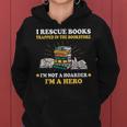 Reading Books Library Student Teacher Book Store Women Hoodie