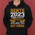 Rente 2023 Eine Echte Legende Verlässt Das Gelände V2 Frauen Hoodie