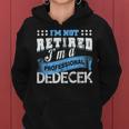 Retired Professional Dedecek Czech Grandpa Funny Quote Gifts Gift For Mens Women Hoodie