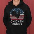 Retro Chicken Daddy Farmer American Flag Fathers Day Mens Women Hoodie Retro Chicken Daddy Farmer American Flag Fathers Day Mens Women Hoodie
