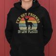 Retro Vintage Chihuahua MomIve Got Friends In Low Places Women Hoodie