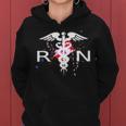Rn Registered Nurse Caduceus Symbol V2 Women Hoodie