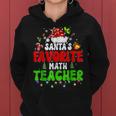 Santas Favorite Dance Teacher Group Matching Christmas 2022 Women Hoodie Graphic Print Hooded Sweatshirt