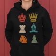 Schach Schachmatt Schachbrett Brettspiel Strategie Taktik Frauen Hoodie