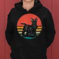 Scottish Terrier Hundeliebhaber Im Retro-Stil 70Er-Jahre Frauen Hoodie