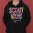 Scout Mom Squad Tie Dye Back To School Women Appreciation Women Hoodie