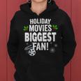 Sentimental Old Holiday Movies Biggest Fan Christmas Films Women Hoodie Graphic Print Hooded Sweatshirt