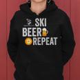 Ski Beer Repeat I Alcohol Winter Sports Skiing Skiing Women Hoodie