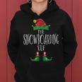 Snowboard-Elfen- Familien-Pyjama Weihnachtselfe Frauen Hoodie