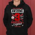 So Sieht Eine Fantastische 3-Jährige Baseball-Legende Aus Frauen Hoodie