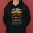 Son Brother Gaming Legend Gamer Women Hoodie