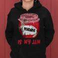 Teaching Is My Passion Teacher Teacher Jam Jar Women Hoodie Graphic Print Hooded Sweatshirt