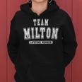 Team Milton Lifetime Member Family Last Name Women Hoodie