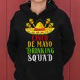 Tequila Squad Funny Drinking Cinco De Mayo Women Hoodie