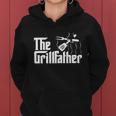 The Grillfather Bbq Grill & Smoker | Barbecue Chef Tshirt Women Hoodie