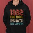 The Man The Myth The Legend 1982 40Th Birthday Women Hoodie