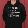 To Do List Be Awesome Women Hoodie