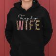 Trophy Wife Leopard Print Women Hoodie