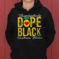 Unapologetically Dope Black Healthcare Worker Heartbeat Women Hoodie