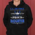 Us Air Force Proud Daughter Womens -Usaf Air Force Veterans Women Hoodie