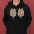 Valentines Day Couples Cat Kitty Kitten Cat Lover Funny Women Hoodie