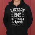 Vintage 1949 Perfectly Aged 70Th Birthday Original Parts Women Hoodie