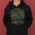 Vintage 1963 Limited Edition 60 Year Old 60Th Birthday V4 Women Hoodie