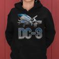 Vintage Dc-3 Flugzeug-Outfit Für Herren Frauen Hoodie