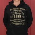 Vintage Herren Hoodie 1955 - Mann Mythos Legende, 68. Geburtstag