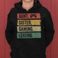 Vintage Tante Siter Gaming Legende Retro Video Gamer Tante Frauen Hoodie