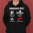 Werdender Papa Werdende Mama Vorhersage 2023 Babyparty Frauen Hoodie