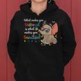 What Makes You Different Autism Awareness Kids Elephant Mom Women Hoodie