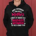 Womens Badass Mom To Be A Dad Mothers Fathers Day Single Mom Womens Women Hoodie