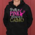 Womens Cute Camoflauge Pretty In Pink Dangerous In Camo Hunter Girl Women Hoodie
