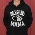 Womens Daschund Mama Tshirt Dog Doxie Mom Weiner Owner Gifts Tee Women Hoodie