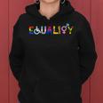 Womens Equality Lgbt Pride Rainbow Flag Gay Lesbian Trans Pans Women Hoodie