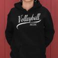 Womens Fun Volleyball Mom Volleyball Game Day Graphic Women Hoodie