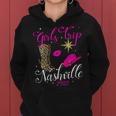 Womens Girls Trip Nashville 2023 For Womens Weekend Birthday Party Women Hoodie
