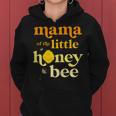 Womens Mama Of Little Honey Bee Birthday Gender Reveal Baby Shower Women Hoodie