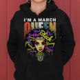 Womens March Birthday Queen Shirts For Women - African Black Girl Women Hoodie
