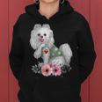Womens Pomeranian I Love Mom Tattoo Dog Funny Mothers Day Women Hoodie