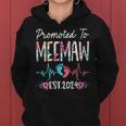 Womens Promoted To Meemaw Est 2024 Mothers Day First Time Mom Women Hoodie