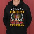 Womens Proud Girlfriend Of A Vietnam Veteran Vintage Womens Women Hoodie